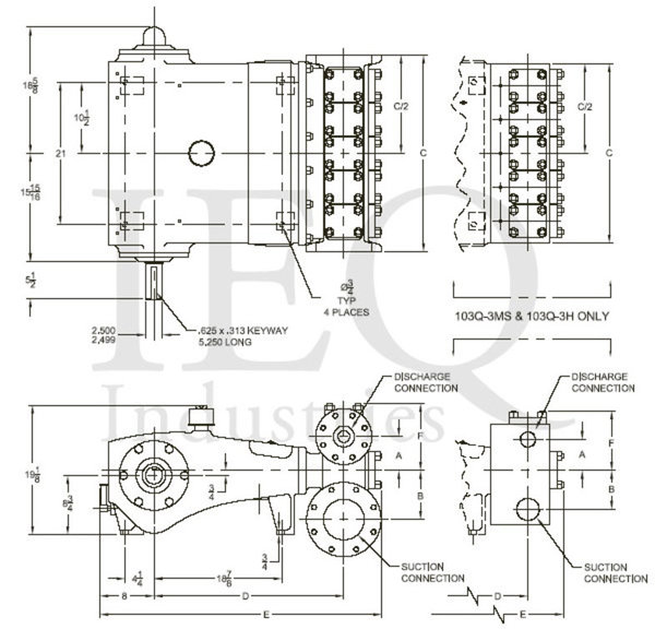 HP125-M, Quintuplex, Plunger Pump