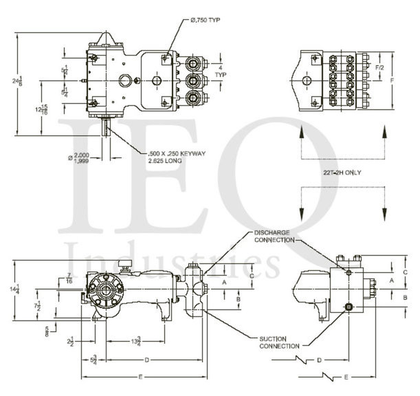 P200-H, Triplex, Plunger Pump