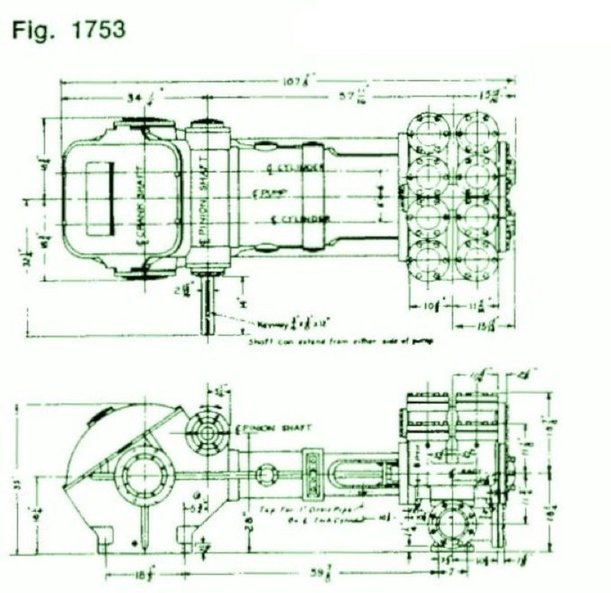 1753, Duplex, Piston Pump (Mud Pump)