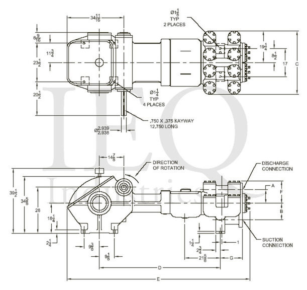 1757, Duplex, Piston Pump (Mud Pump)