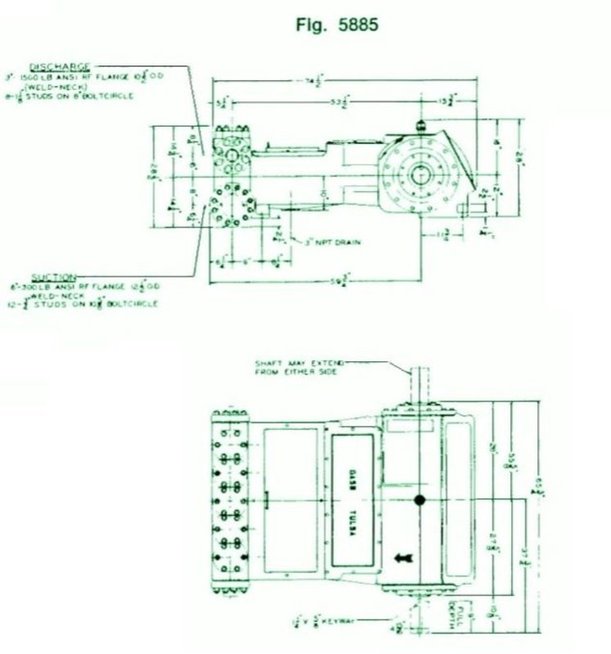 5885, Quintuplex, Plunger Pump