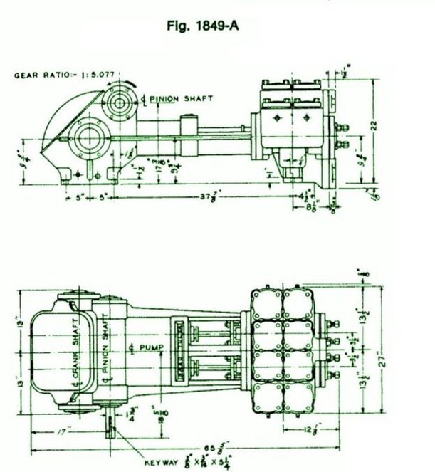 1848, Duplex, Piston Pump (Mud Pump)