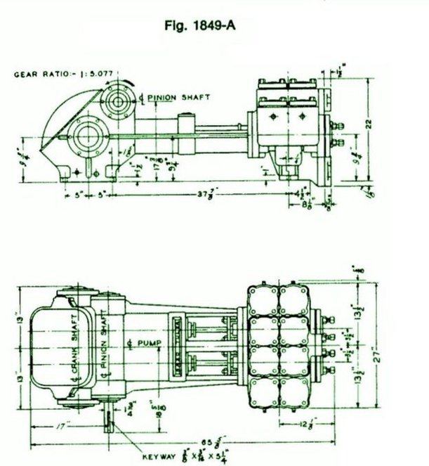 1849, Duplex, Piston Pump (Mud Pump)