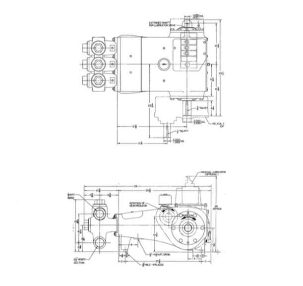 P364, Triplex, Plunger Pump